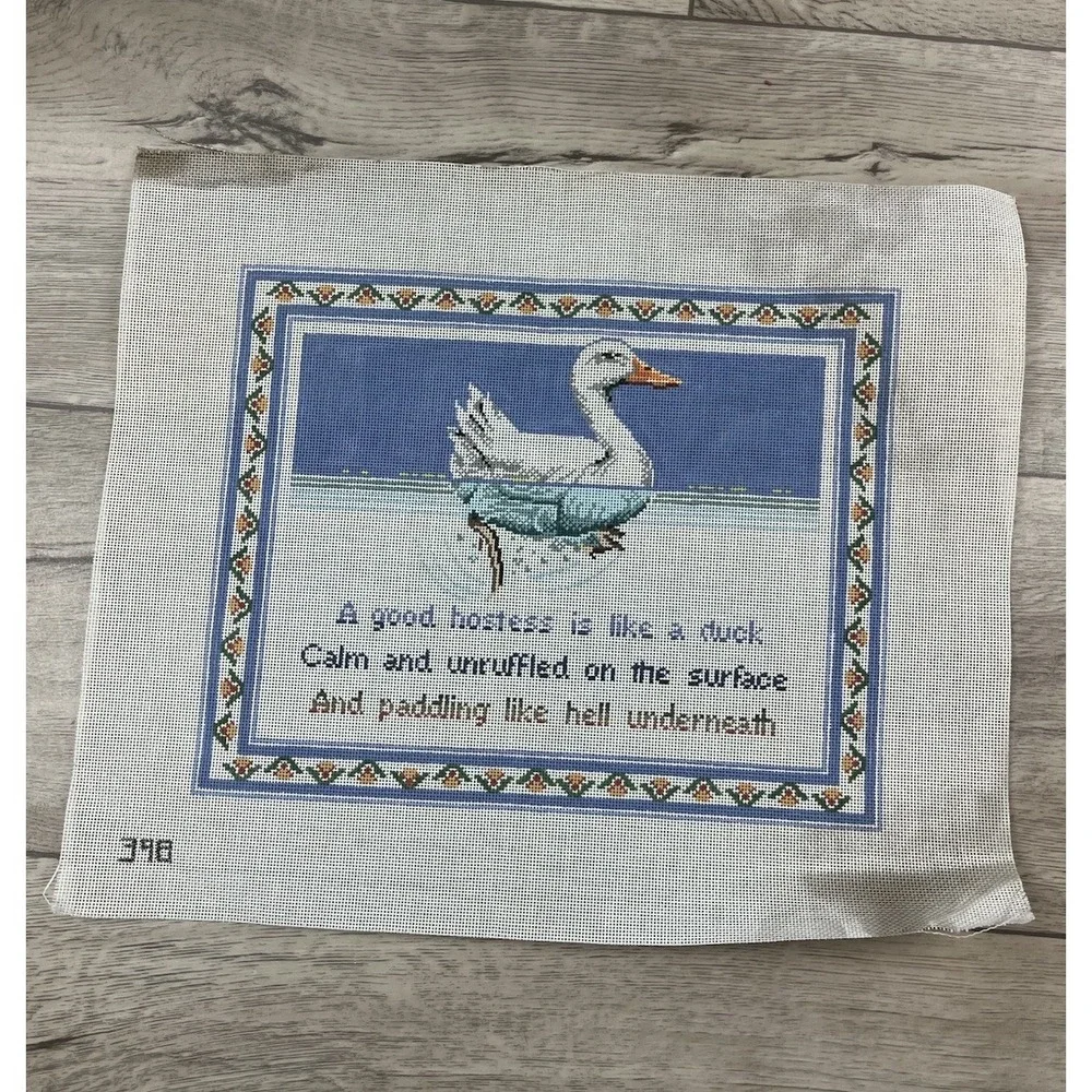 N/A handpainted needlepoint